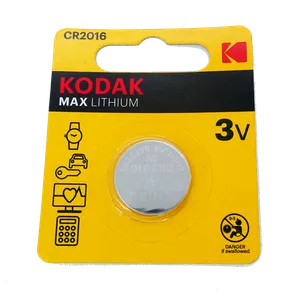 Pila Kodak Max Botón De Litio CR2016